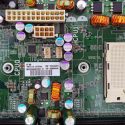 Picture of the inside of a computer.