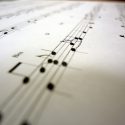 Image of sheet music. From Creative Commons by Brandon Giesbrecht CC BY 2.0 https://www.flickr.com/photos/naturegeak/5819184201/