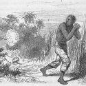 “Slave-owner shooting a fugitive slave” (Schomburg Center for Research in Black Culture).