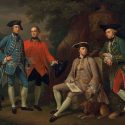 Portrait of James Grant of Grant, John Mytton, the Honorable Thomas Robinson, and Thomas Wynne.