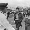 SNCC protesters march in Montgomery, 1965