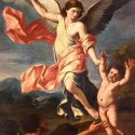 Giacinto Gimignani - An Angel and a Devil Fighting for the Soul of a Child