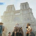 Screenshot of Notre Dame cathedral in Assassin's Creed