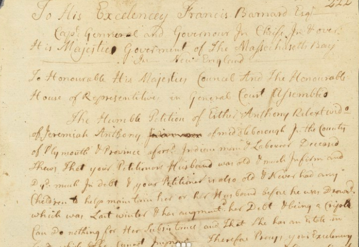 Petition of Esther Anthony